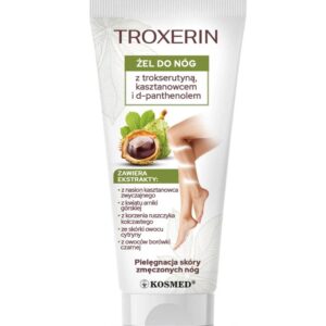 Troxerin 200g żel do nóg z trokserutyną, d-panthenolem i kasztanowcem